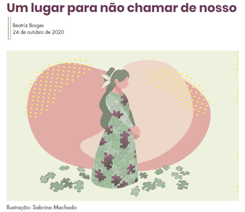 Ilustração editorial "Mulheres Faladas" (2020)